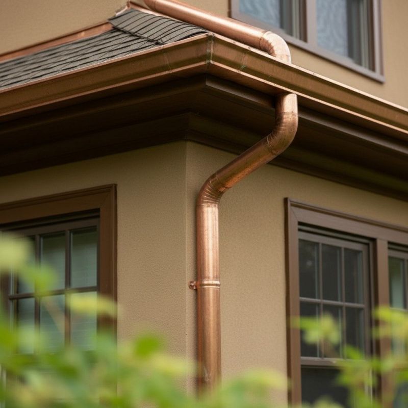 Copper Gutter Replacement detail