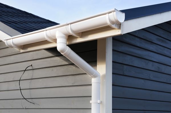 PVC Rain Gutter Installation in Belleville