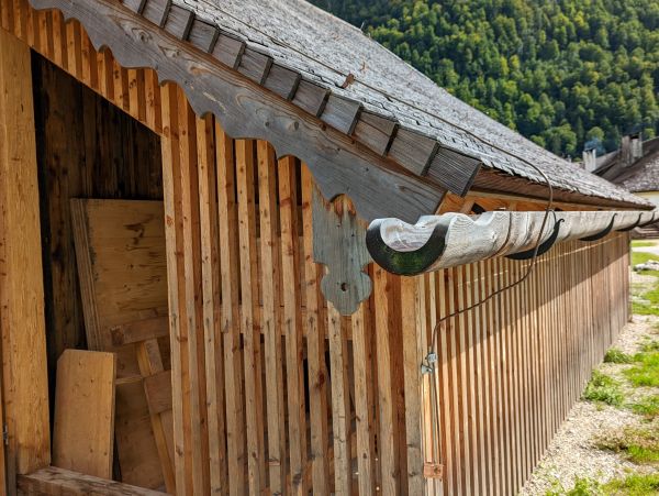Wood Gutter Installation in Belleville
