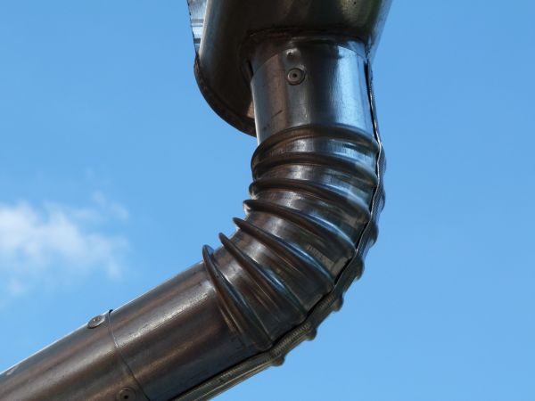 Metal Downspout Installation in Belleville