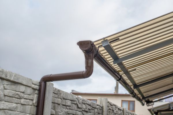 Plastic Downspout Installation in Belleville
